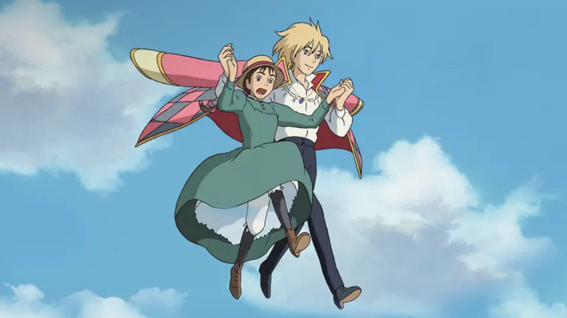 Howl's Moving Castle is a Japanese fantasy animated movie (Image via Apple TV+)